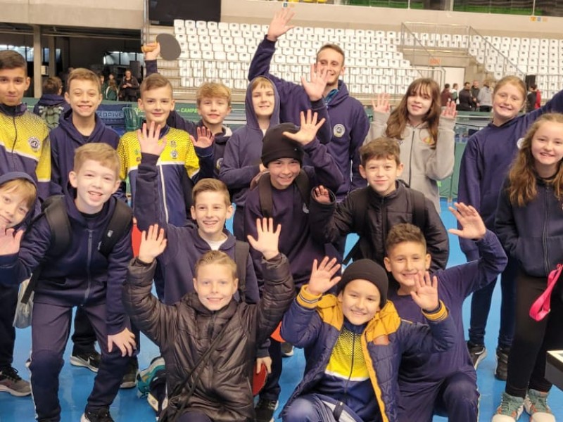 Marcando presença nos Jogos Escolares da Semana da Pátria!